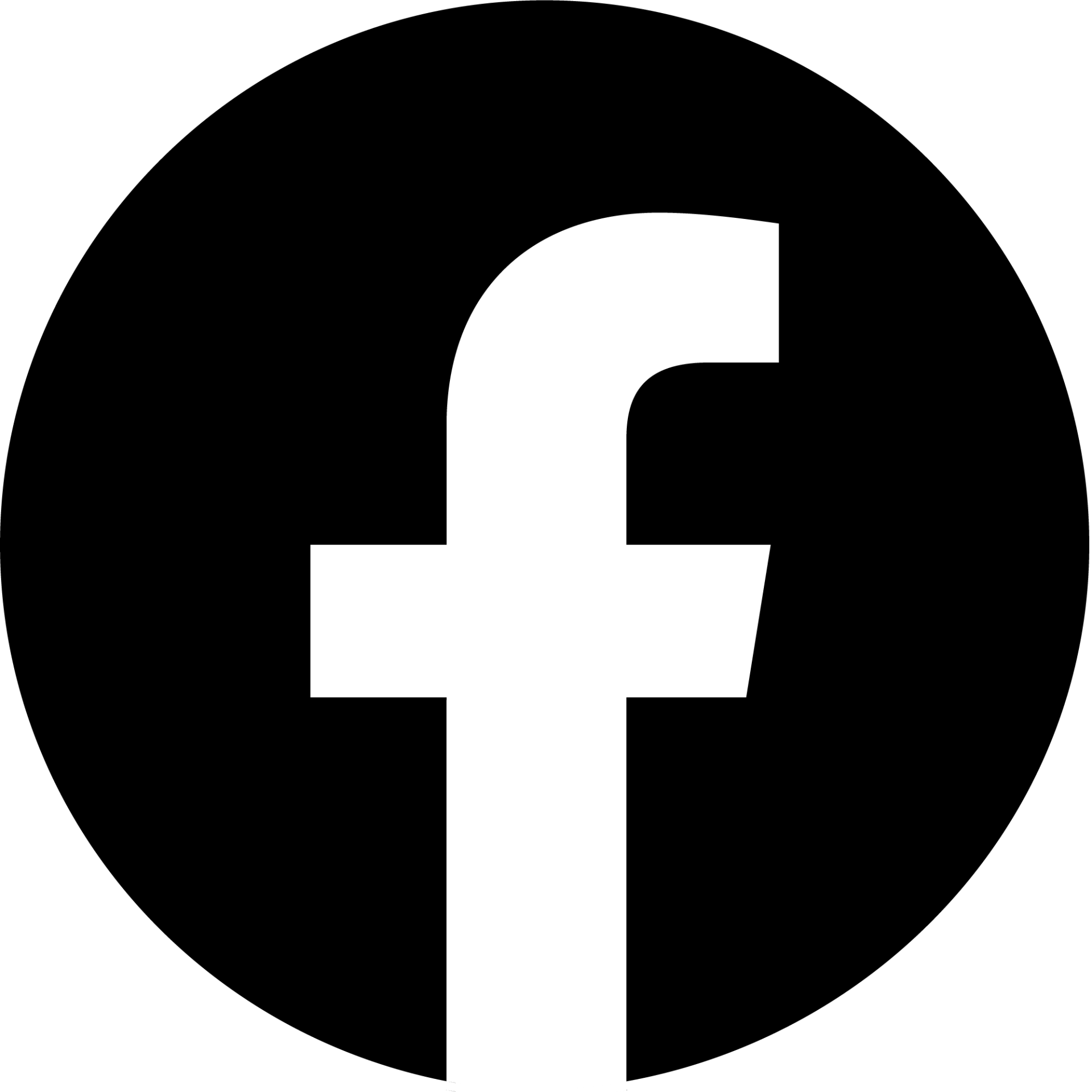 Facebook logo black